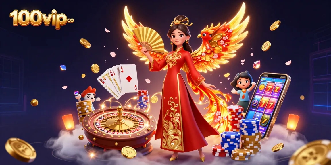 Experience excitement at 100vip co with stunning visuals of casino action and vibrant colors.