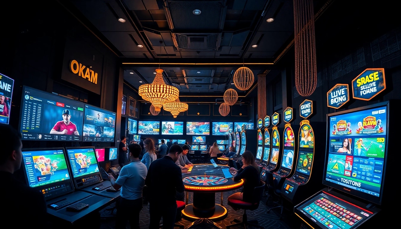 Experience the dynamic online betting environment of OKATM with live gaming, sports, and secure features.