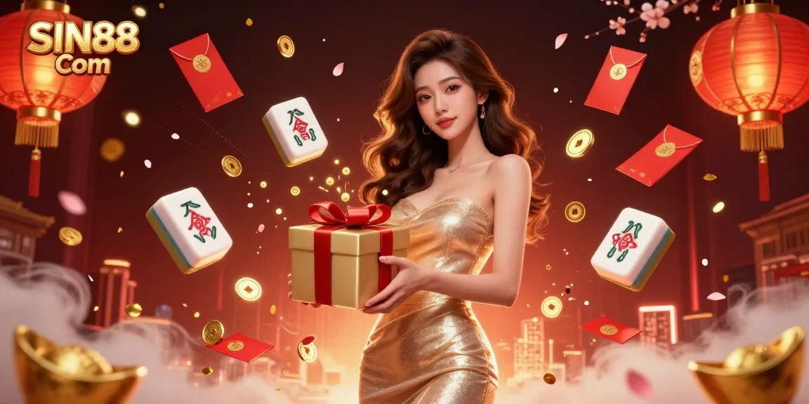 Experience thrilling wins at SIN88 Com with a gorgeous champion in a vibrant casino scene.