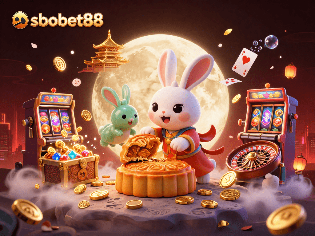 SBOBET88 engages players with exciting casino action, featuring vibrant characters and thrilling game elements.