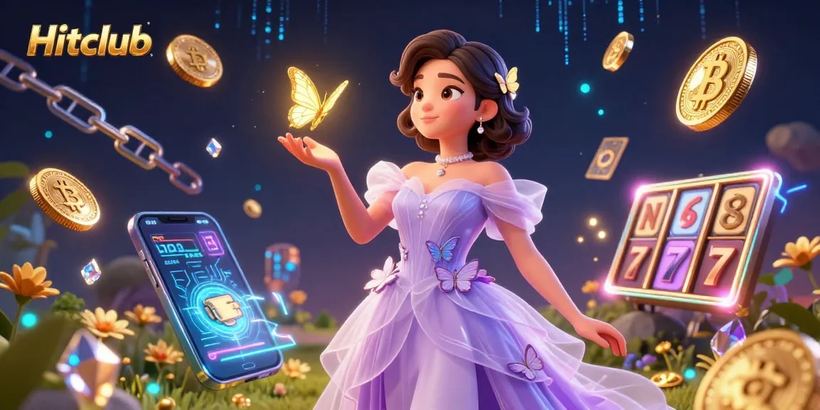 Engage in thrilling gameplay at Hitclub with vibrant slot machines, capturing jackpots in a dazzling digital landscape.