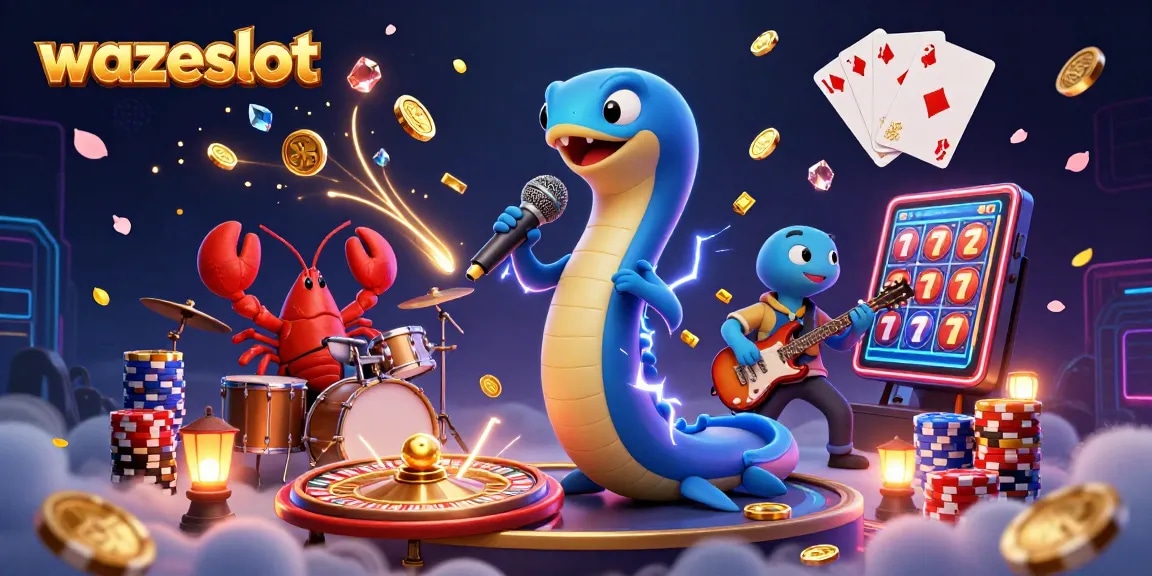 Enjoy winning with wazeslot’s immersive casino action featuring vibrant electric eel, lobster drummer, and seahorse guitarist.