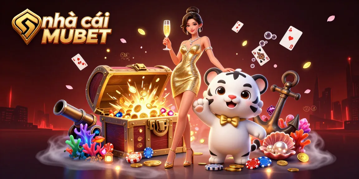 Experience the excitement at nhà cái MUBET with a glamorous scene of gambling fun.