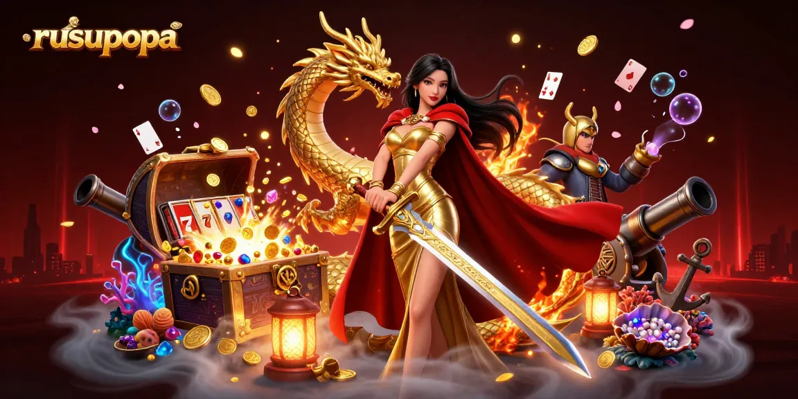 Experience thrilling gameplay with rusupopa’s immersive slots, colorful gems, and luxurious casino elements.