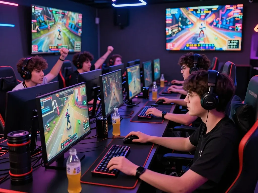 Dynamic esports betting scene showcasing gamers excitedly following live matches, capturing the essence of https://gglbetsg.org/gglbet-sg/singapore-esports-betting-guide/