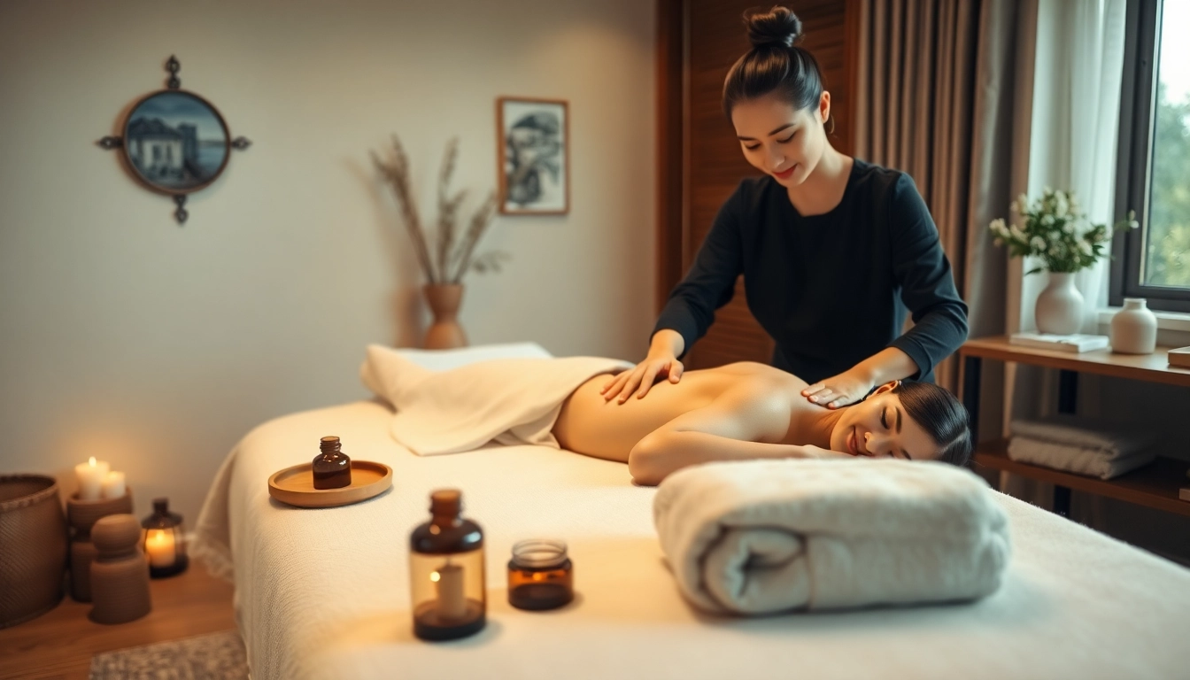 Experience relaxation with 평택출장마사지 in a calming home environment.