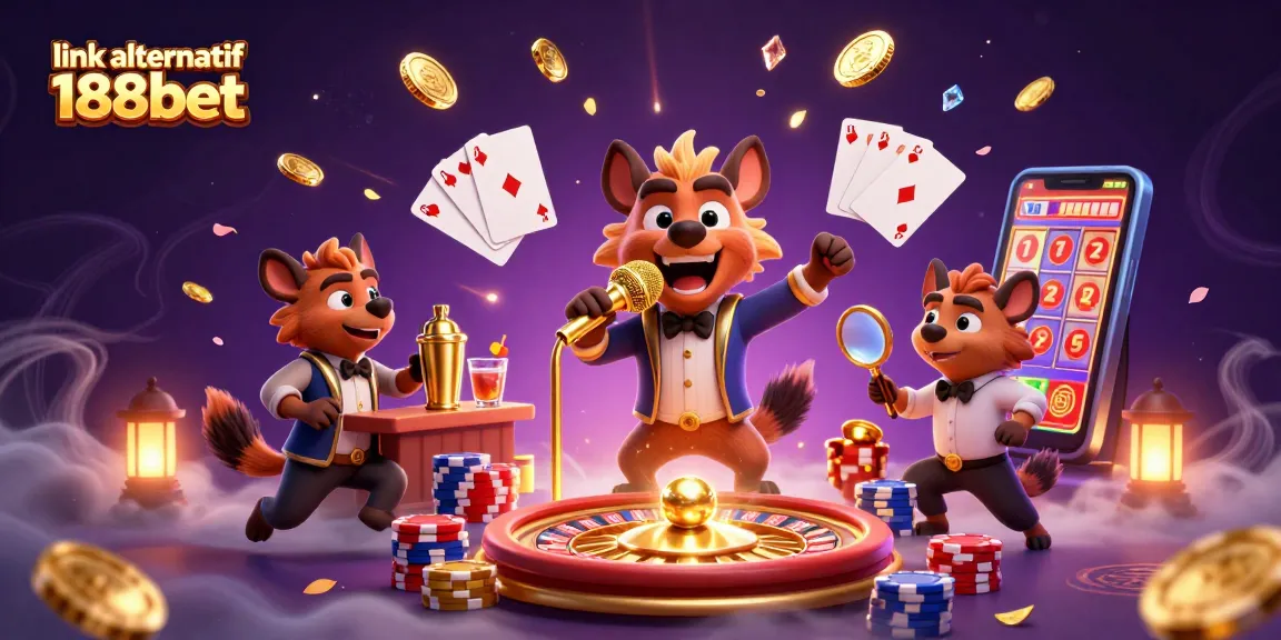 Mengakses link alternatif 188bet dengan bergembira di kasino kartun yang dikelola oleh hyena yang lucu, menyajikan taruhan yang menyenangkan.