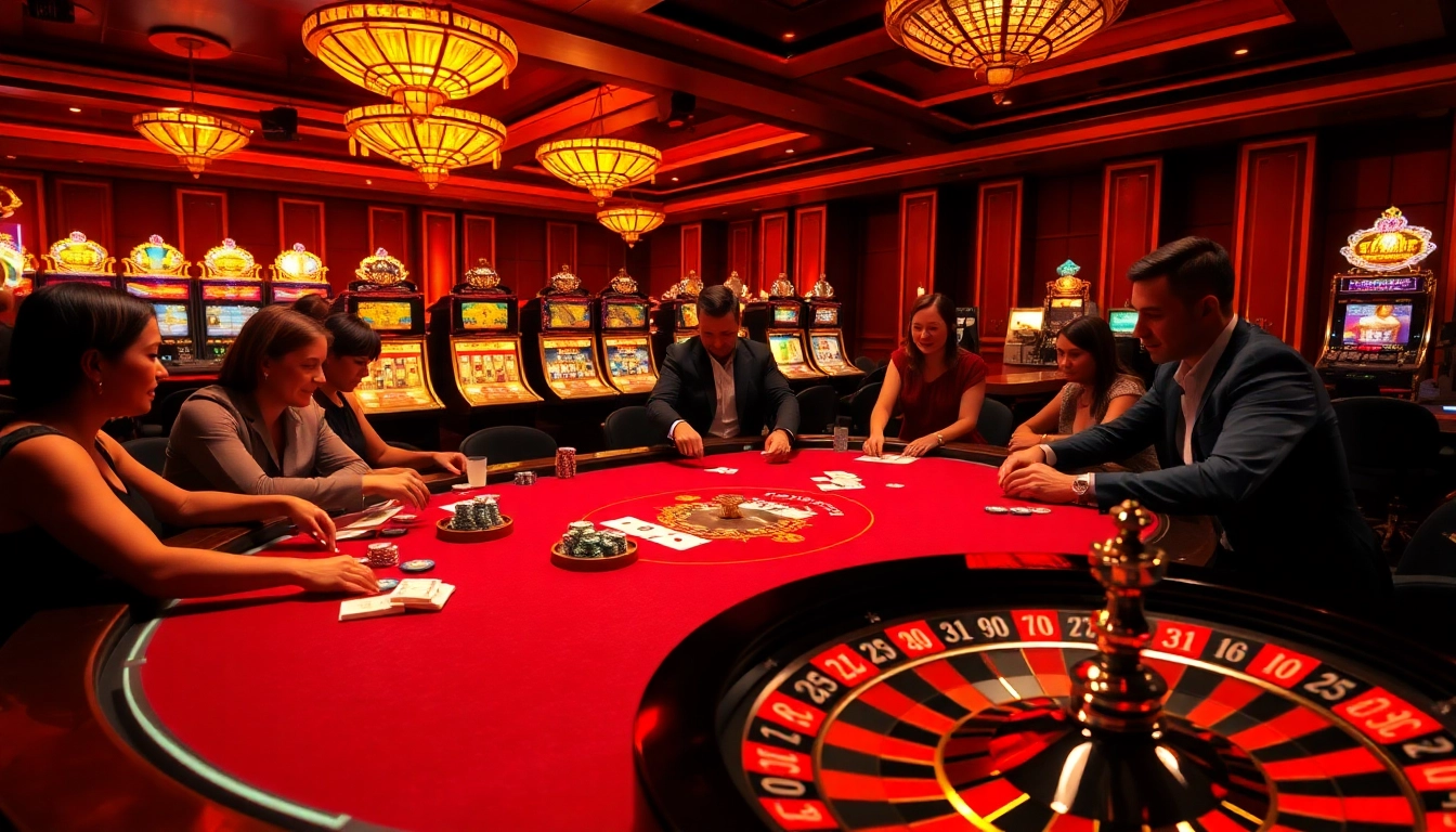 Experience the thrill of gambling at https://new88.pet/ with vibrant casino tables and enthusiastic players.
