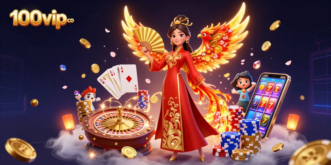 Experience excitement at 100vip co with stunning visuals of casino action and vibrant colors.