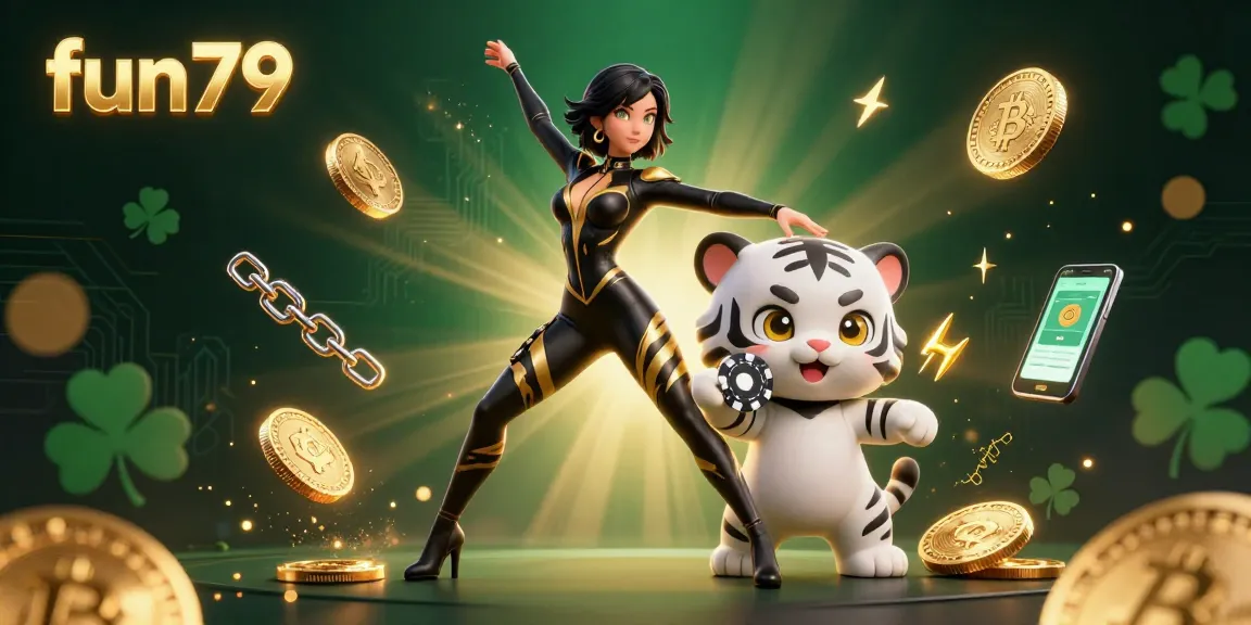 Increase your chances at fun79 with a vibrant 3D casino scene showcasing exciting gaming elements.