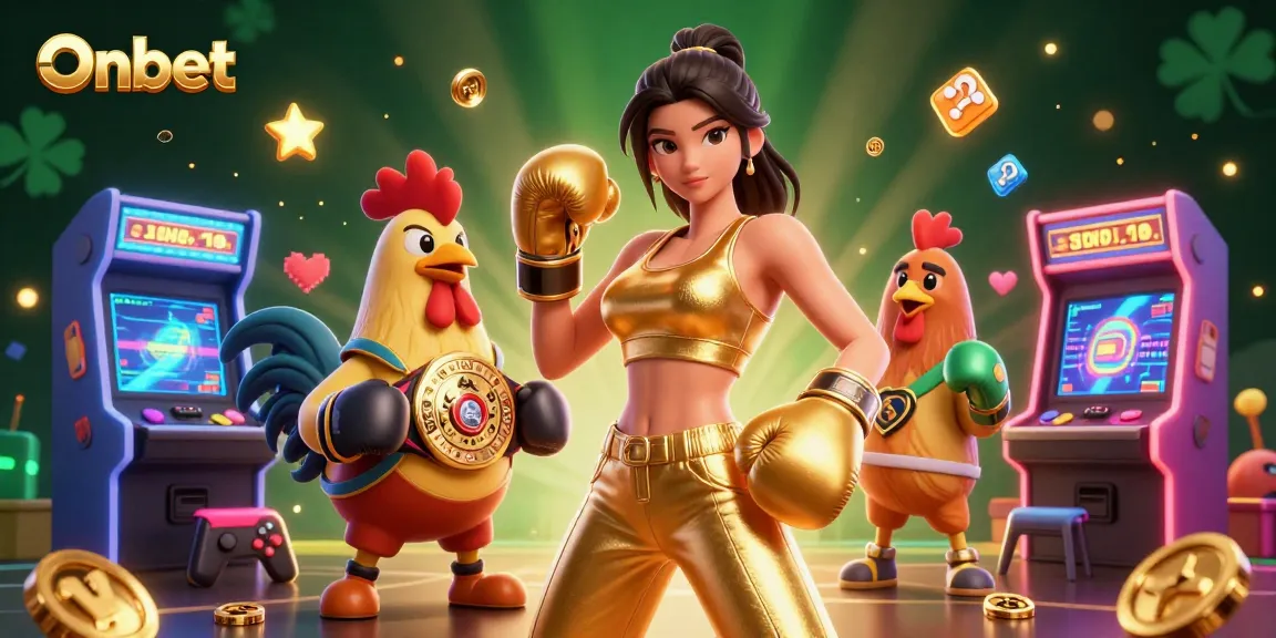Experience the thrilling gaming action at Onbet with vibrant visuals and dynamic characters.
