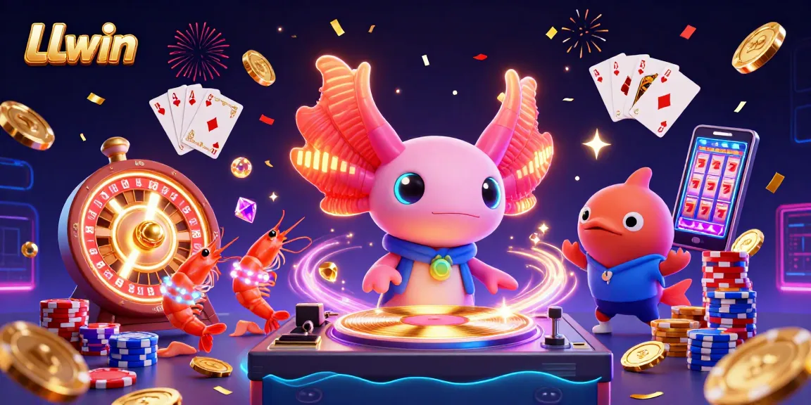 Engage with LLwin's exciting games, featuring vibrant characters and dynamic casino elements.