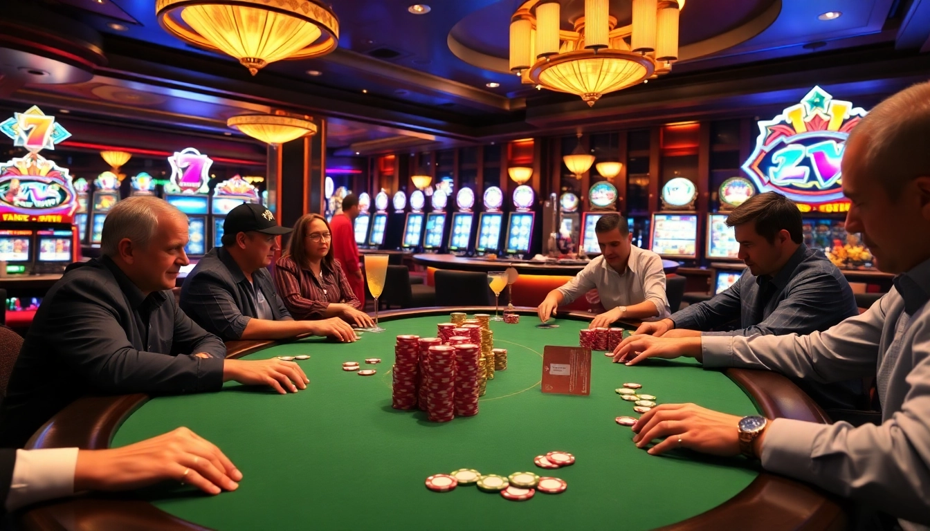 Join the excitement at https://onew88.com/ with high-stakes poker gameplay and vibrant casino atmosphere.