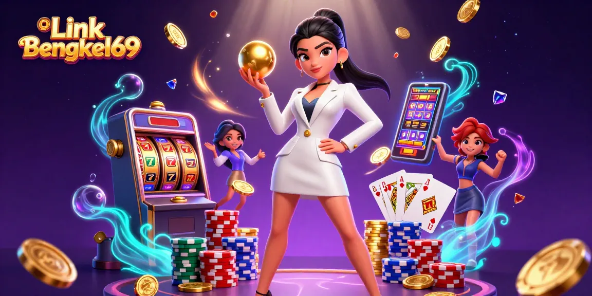 Experience thrilling play at Link Bengkel69 with vibrant slot reels and engaging casino action.
