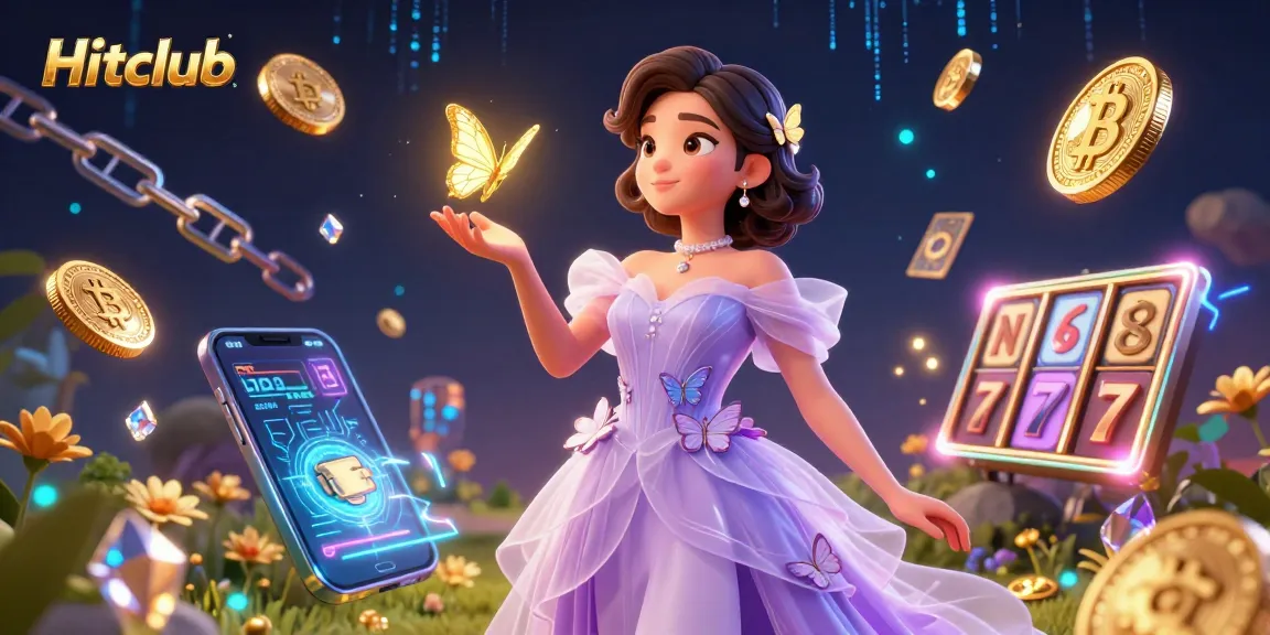 Engage in thrilling gameplay at Hitclub with vibrant slot machines, capturing jackpots in a dazzling digital landscape.