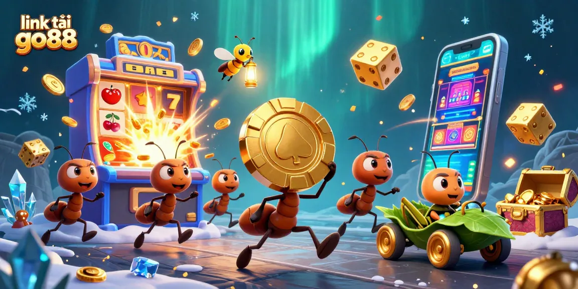 Experience the thrill with link tải go88 as a team of cartoon ants pulls off a casino heist!