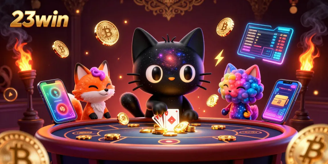 Experience thrilling gameplay at 23win with a captivating cosmic casino featuring unique 3D elements.