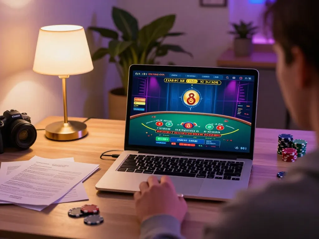Player engaging in livelier blackjack gameplay on ligalgo with interactive interface and exciting visuals