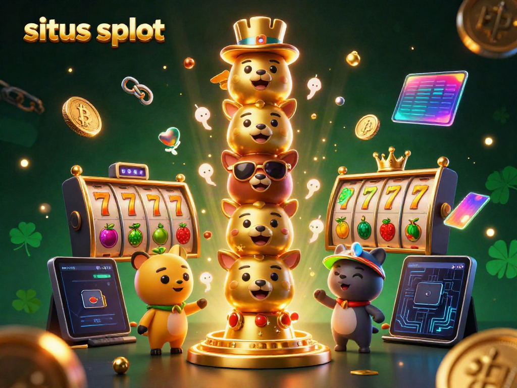 Menangkan jackpot di situs slot dengan simbol keberuntungan yang mengelilingi totem ceria.