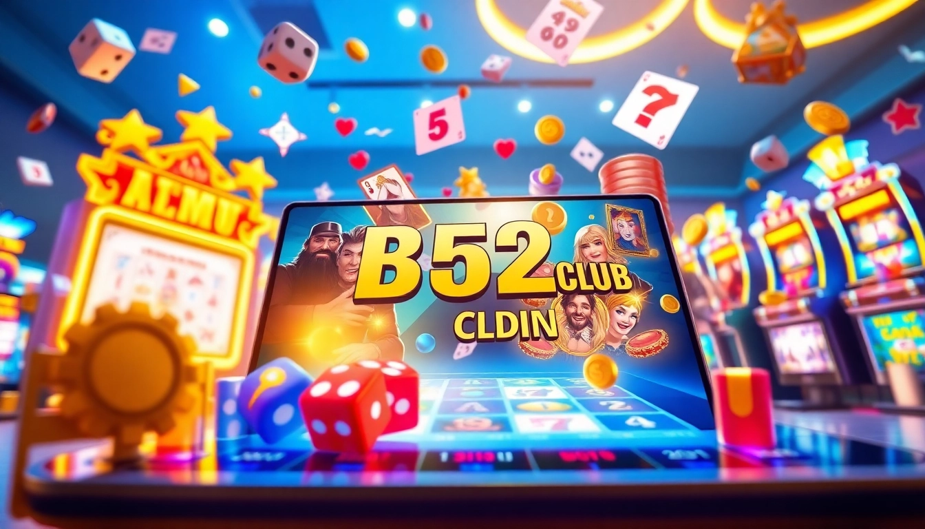 B52Club offers a dynamic online gaming experience with exciting slot machines and diverse game characters.
