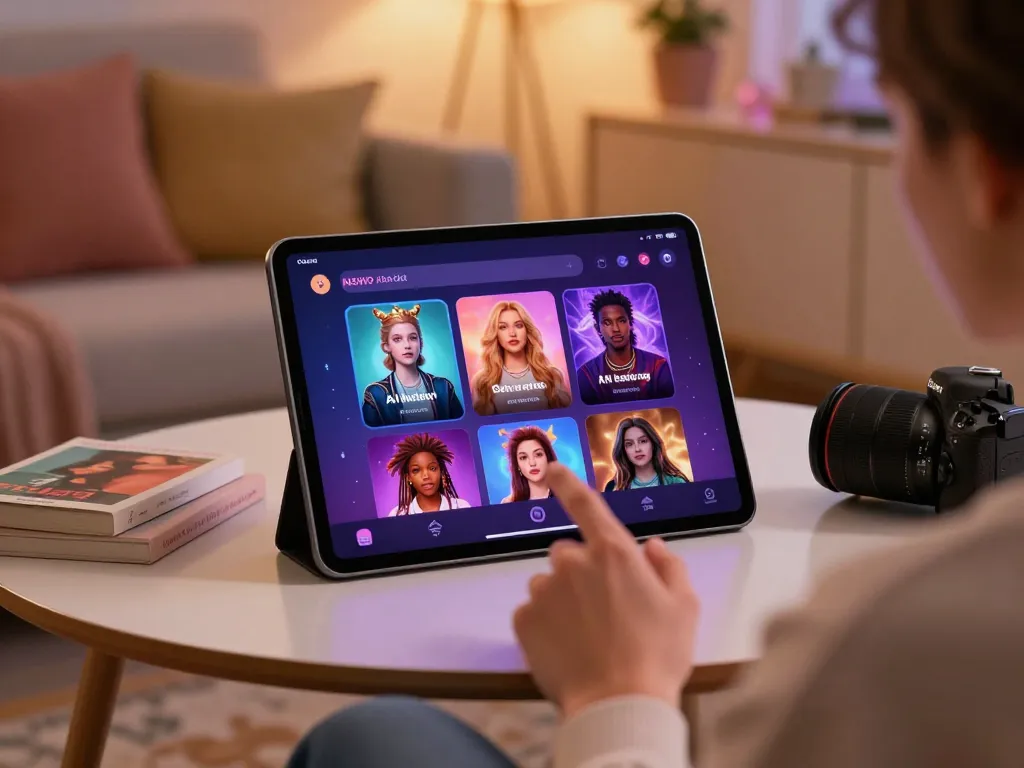 Engaging user experience in an ai sex chat platform showcasing customizable NSFW AI companions.