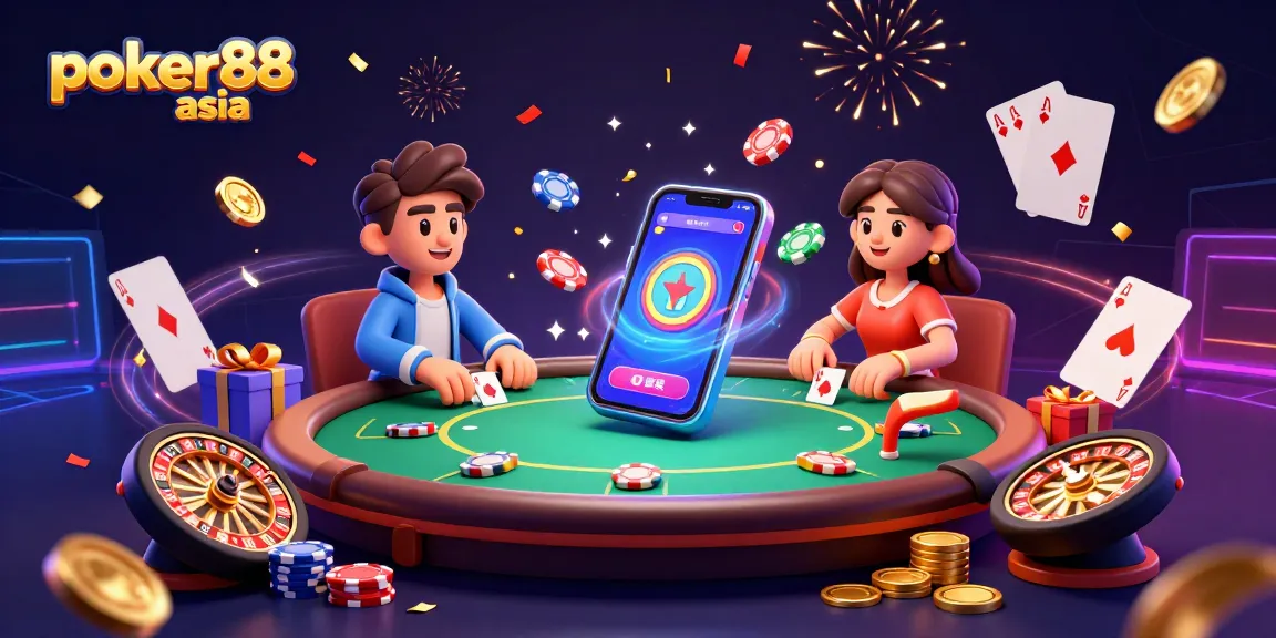 Menangkan permainan di poker88 asia dengan strategi jitu dan poker chips bertebaran di meja