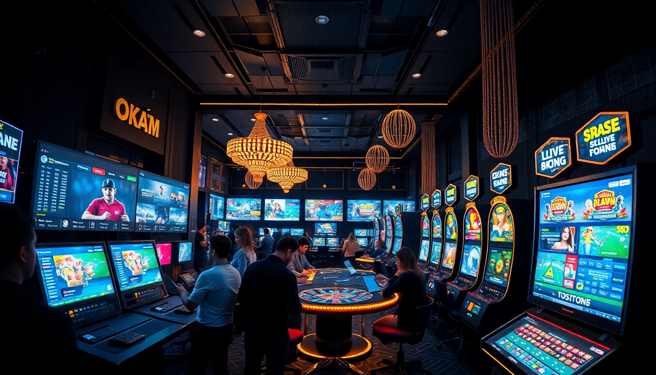 Experience the dynamic online betting environment of OKATM with live gaming, sports, and secure features.