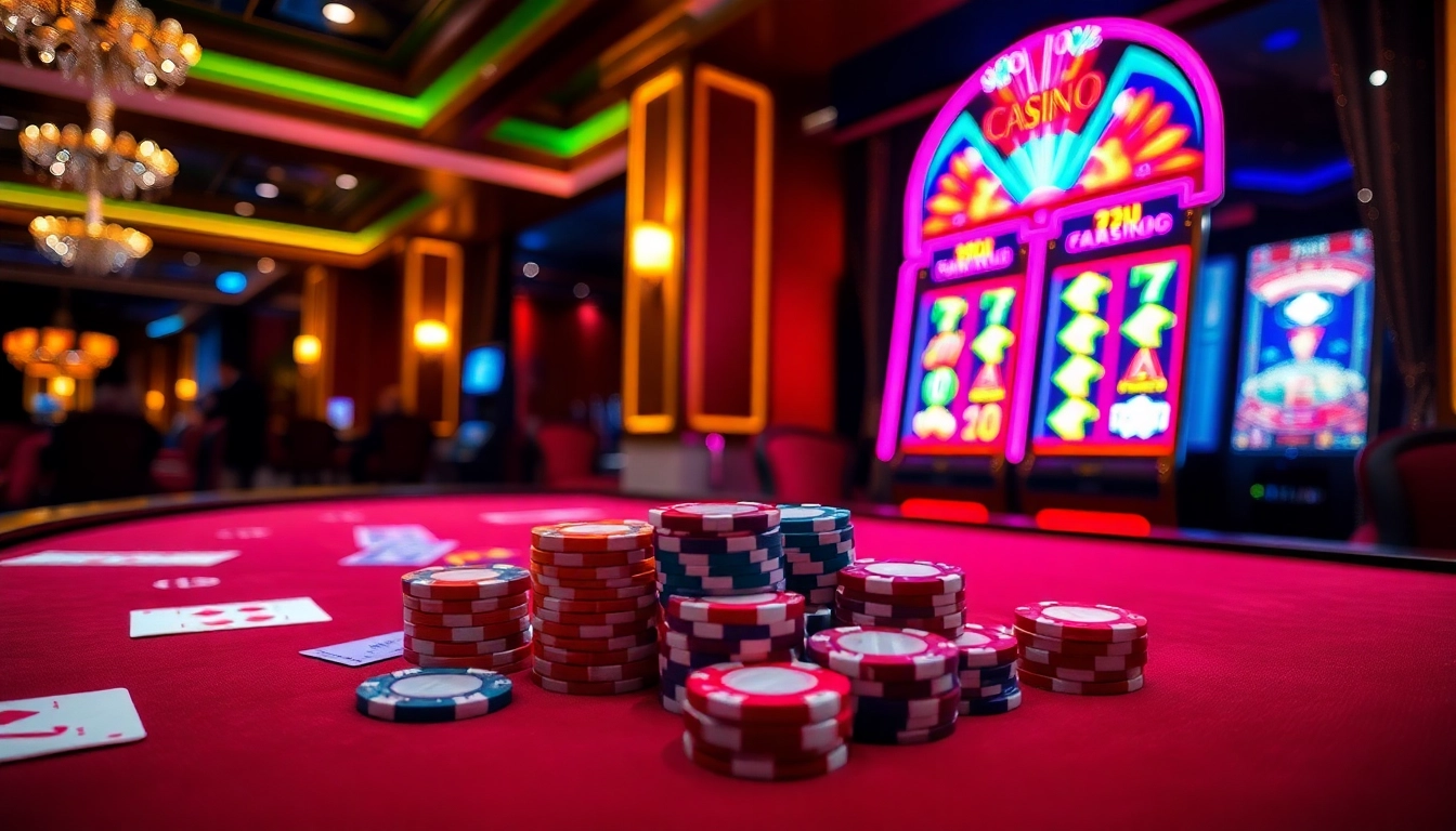 B52 casino players enjoying exciting games at a vibrant gaming table.