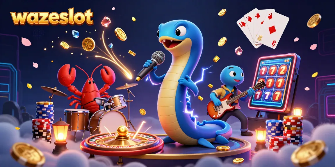 Enjoy winning with wazeslot’s immersive casino action featuring vibrant electric eel, lobster drummer, and seahorse guitarist.