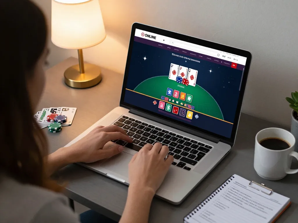 Experience live blackjack gameplay at https://lv88cha.com/ on a sleek laptop from the comfort of home