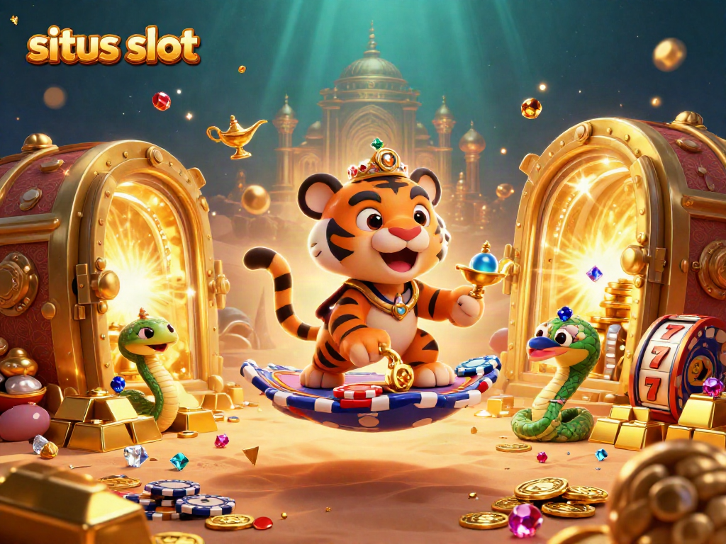 Permainan seru di situs slot dengan karakter dan elemen kasino yang mengesankan.