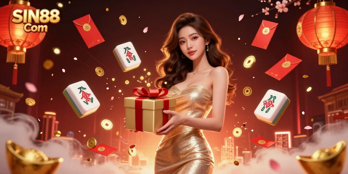Experience thrilling wins at SIN88 Com with a gorgeous champion in a vibrant casino scene.