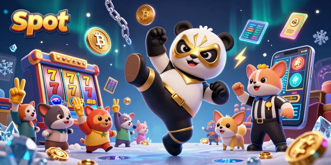 Spin slots and win big in this vibrant 3D scene showcasing action-packed gameplay elements and energetic characters.