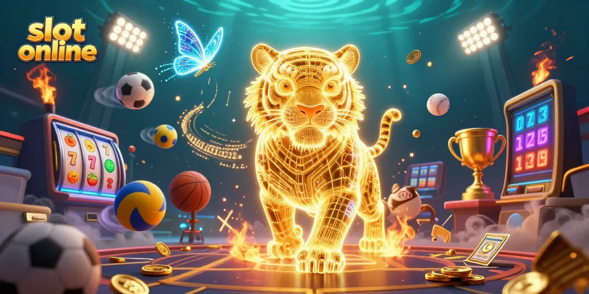 Play thrilling slot online games with vibrant visuals and dynamic casino elements.