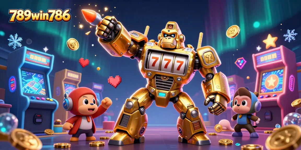 Experience thrilling wins with 789win786 as a golden gorilla mech unleashes incredible jackpots.