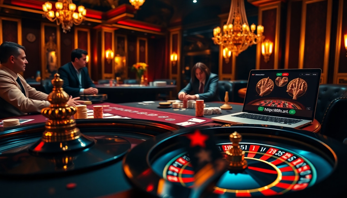 Experience excitement at the poker table with http://88xx.art/ showcasing a glamorous casino atmosphere.