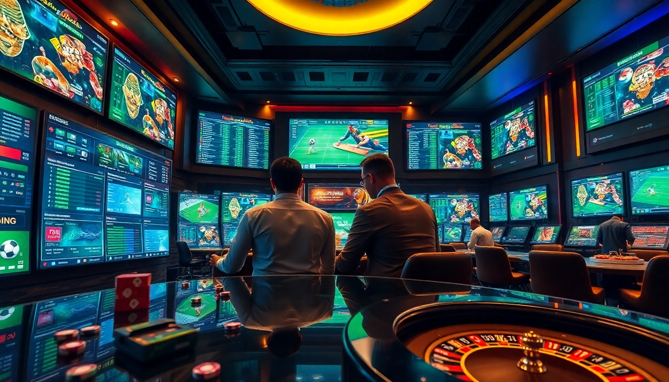 Professional bettors engaging with Nhà cái cá cược thể thao live odds on dynamic betting interface