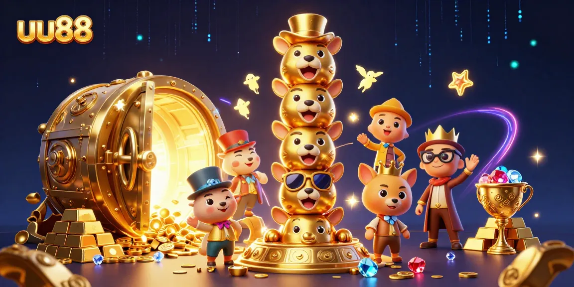 Experience thrilling wins at uu88 with an exciting 3D casino adventure featuring vibrant treasures.