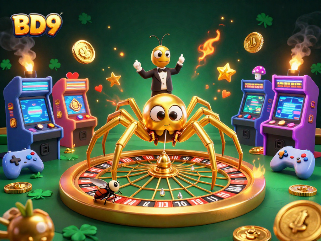 Engage with BD9's unique roulette experience featuring vibrant, interactive game elements.