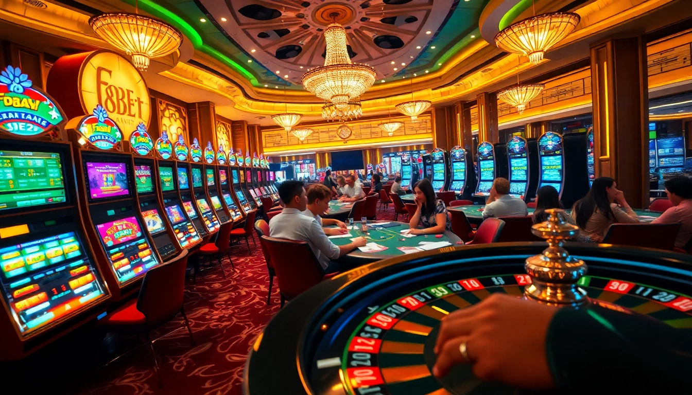 Experience thrilling gaming adventures at https://f8bet.net.in/ with vibrant slots, poker tables, and roulette wheels.
