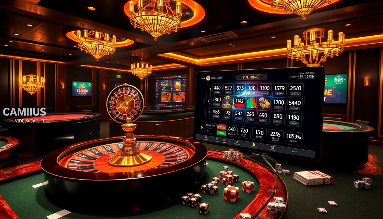 Experience thrilling gameplay in Tài Xỉu MD5 APK at an elegant online casino setting.