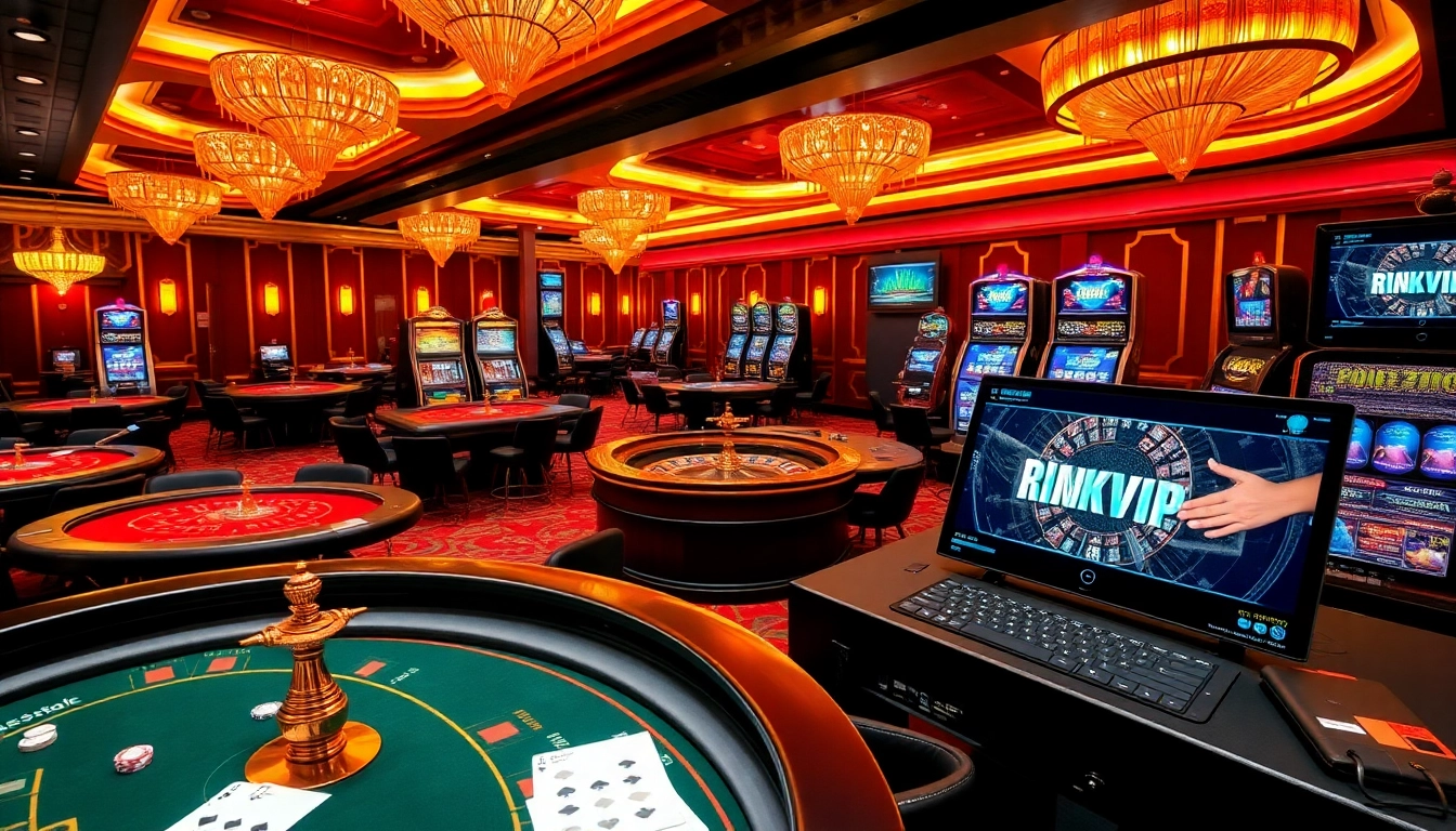 Experience thrilling wins at Rikvip's premier online casino, featuring vibrant gaming tables and dynamic action.