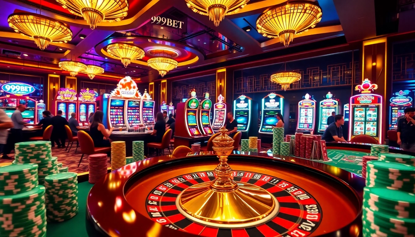 Experience the thrill of 999BET with players enjoying fast-paced action at a luxurious casino table.