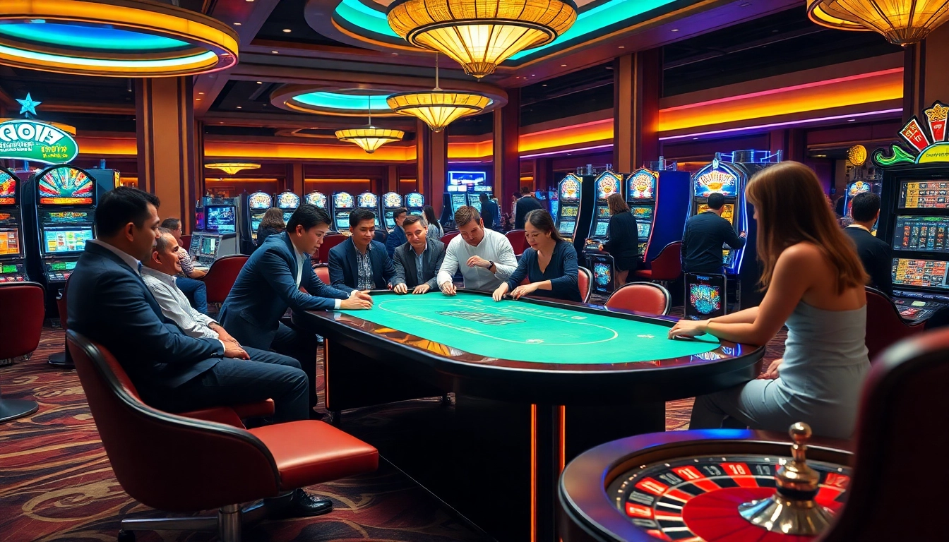 Experience the dynamic thrill of gambling at SODO66 casino with vibrant gaming and professional atmosphere.