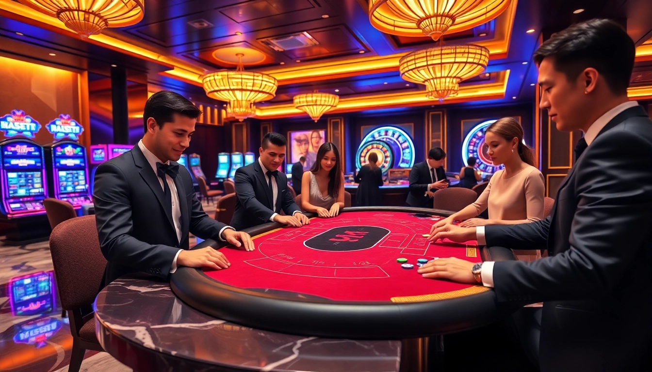Experience the excitement of baccarat at https://xx88.us/ with players making critical bets.