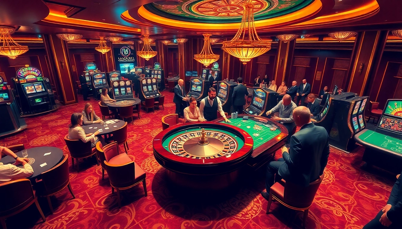 Exciting gaming action at https://sx88.gold/ with players around a glamorous casino table.