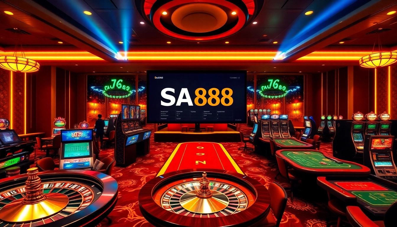 Experience the thrill of winning at sa88 with exciting casino games and vibrant action.